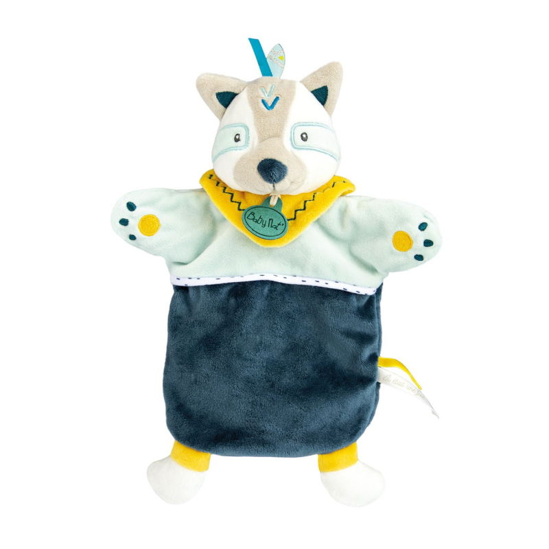  - handpuppet tipioux - blue raccoon 